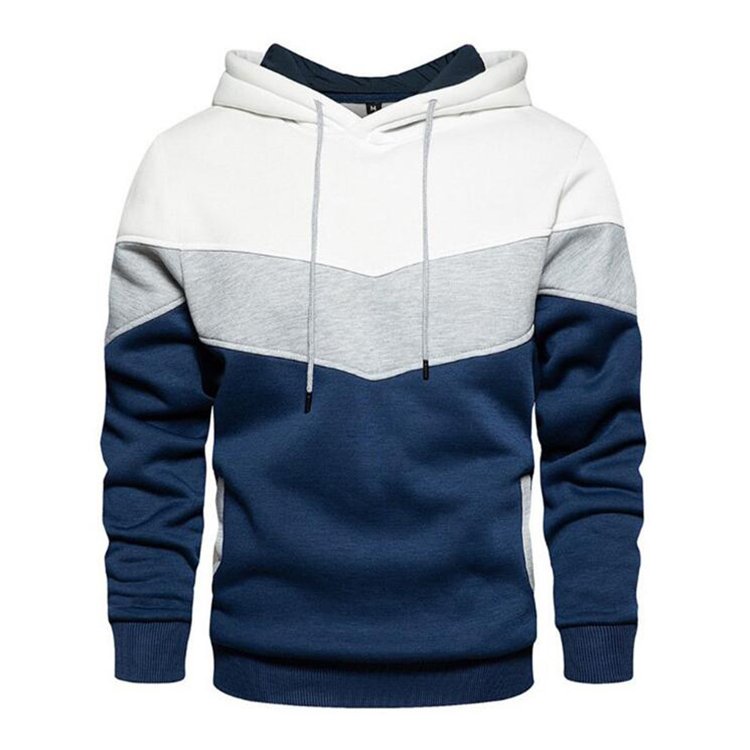 Hip Hop Autumn New Casual Men Hoodies Sweatshirts Fashion Hoody Patchwork Loose Sportswear Solid Fleece Warm Hoodies