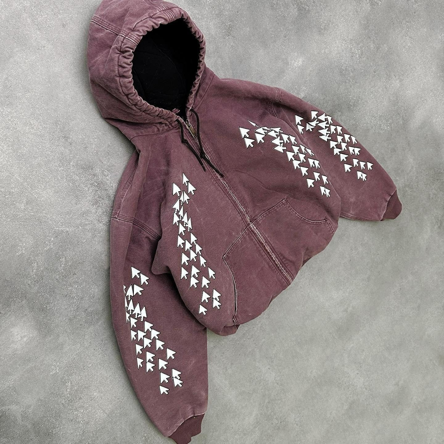 OEM manufacturer acid stone washed fade oversized men's hoodies heavyweight 100% cotton zip up vintage hoodies