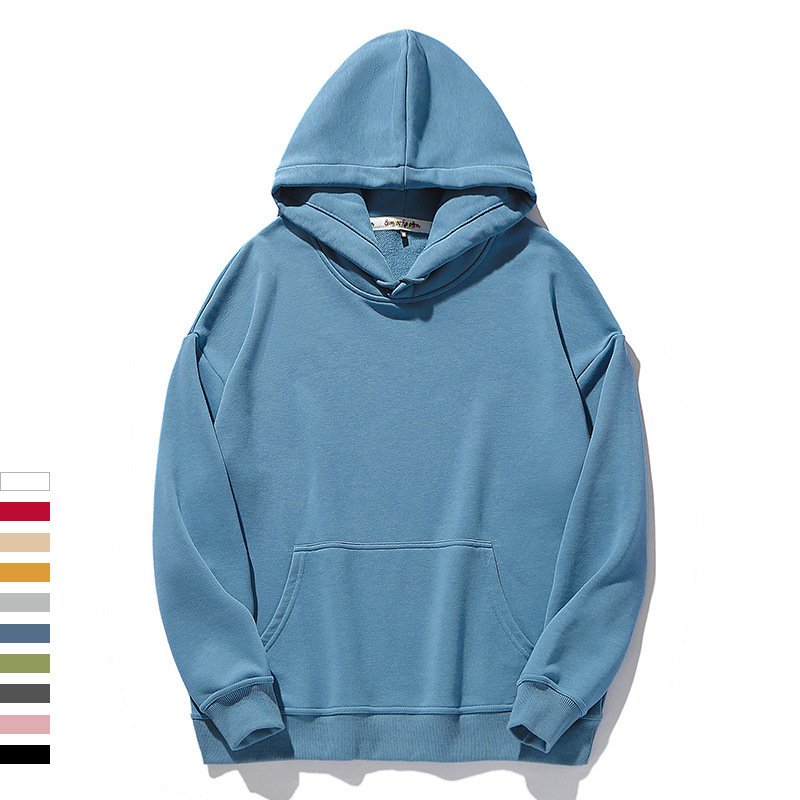 Wholesale Bulk Print Winter Streetwear Hoodies French Terry Cotton Embroidery Men's Logo Oversize Unisex Custom Men Hoodie