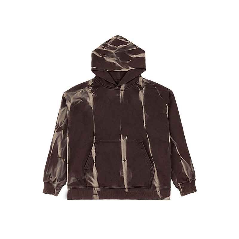 high quality heavyweight sunfaded washed hoody custom streetwear casual fashion acid wash hoodies