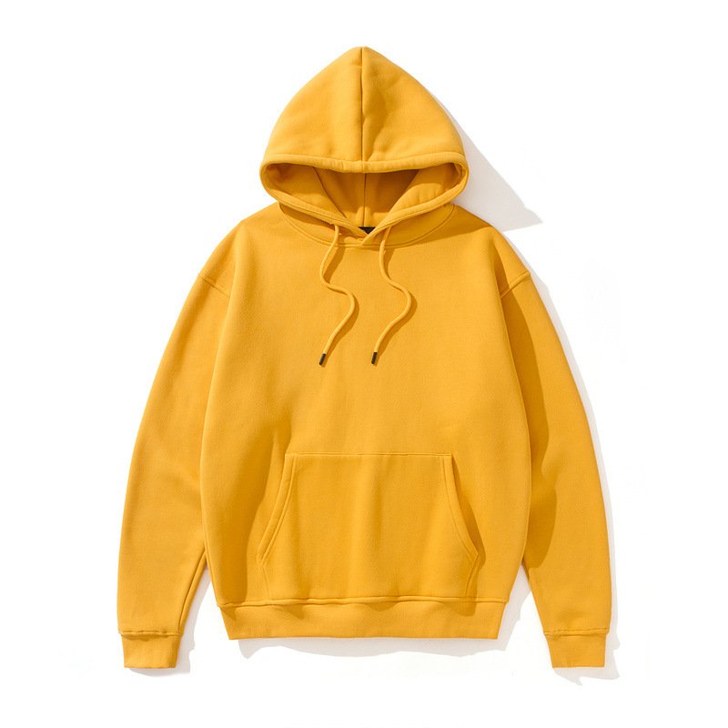 High Quality Cotton Plain Heavyweight Blank Oversized Unisex Custom Women's Plus Size Men's Fleece Pullover Hoodies Sweatshirts