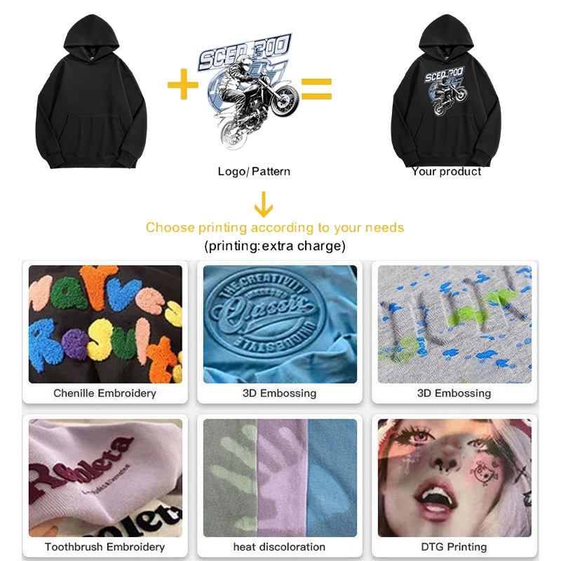 Custom Training Jogging Embroidery Tracksuits For Men Slim Fit 100% Cotton Unisex Sudaderas Men's Hoodies & Sweatshirts