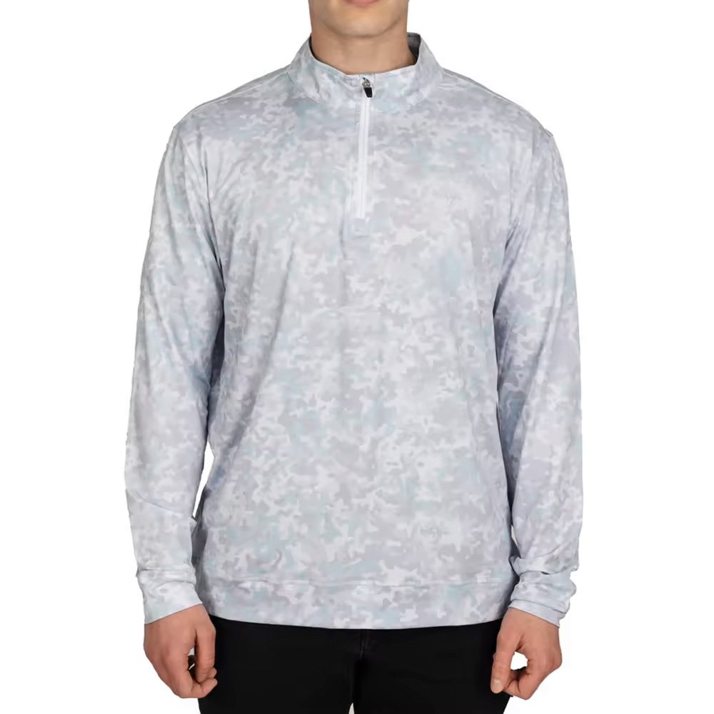 Men's Hoodies Sport Quarter 1/4 Zip neck Golf Pullovers Custom Printing Quarter-zip Zip Collar Pullover