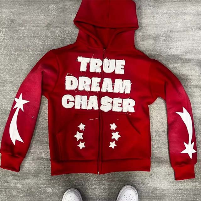 Distressed embroidery hoodies Men's Customized Vintage Washed Letter Embroidered Printed Hoodie Fitness Sports Women's Hoodies