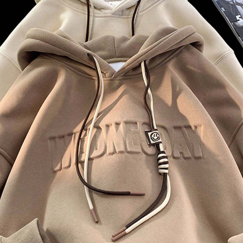 Custom Logo Cotton Hoodie 3d Embossed Puff Printing Sweatshirts Hoodie Fleece Oversized Drop Shoulder Heavyweight Men's Hoody