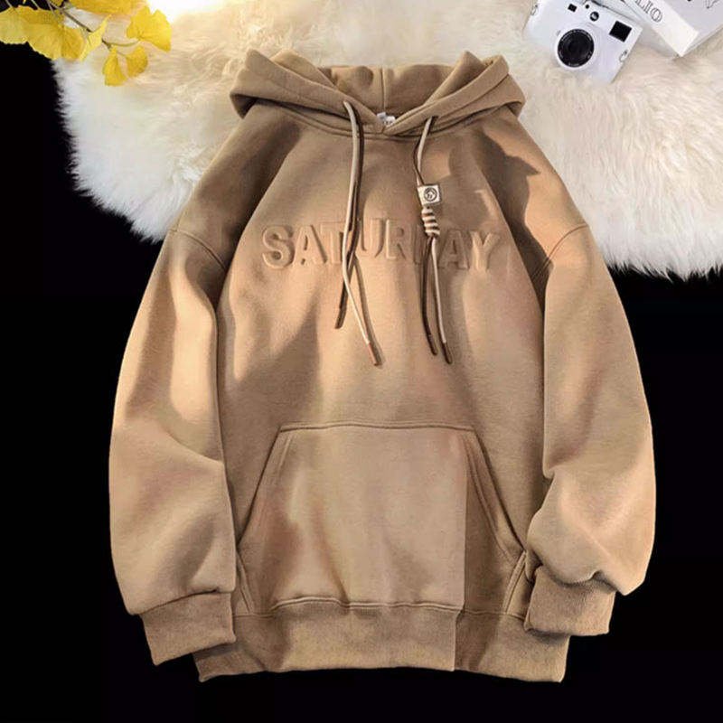 Custom Logo Cotton Hoodie 3d Embossed Puff Printing Sweatshirts Hoodie Fleece Oversized Drop Shoulder Heavyweight Men's Hoody