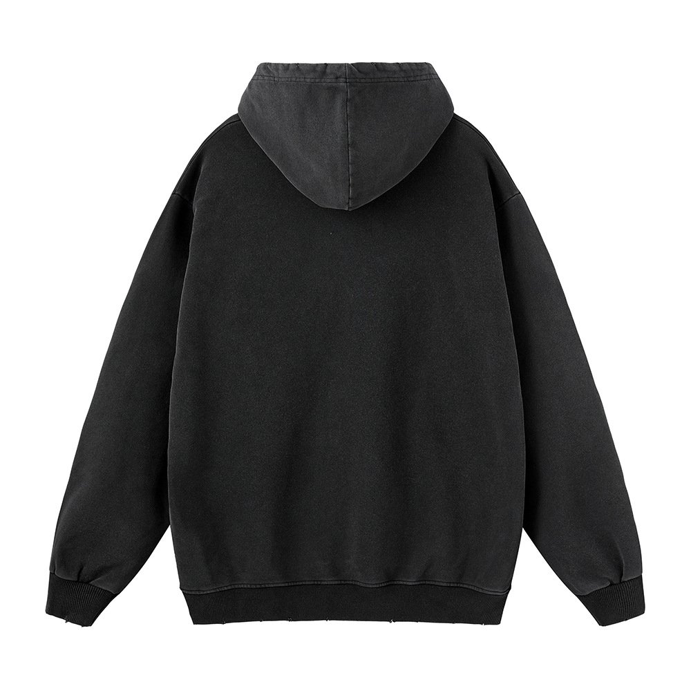 vintage custom own design digital printing men's hoodies washed fabric soft feel keep warm on winter men's hoodie