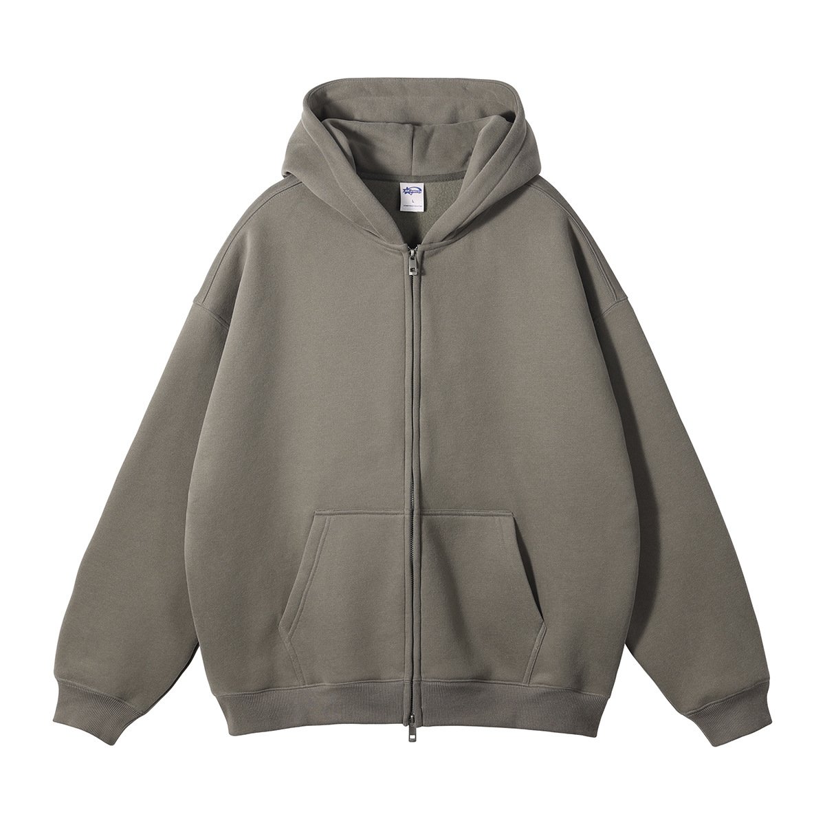 custom blank heavyweight oversized streetwear y2k fleece Men's Hoodies & Sweatshirts plain full zip up hoodie unisex
