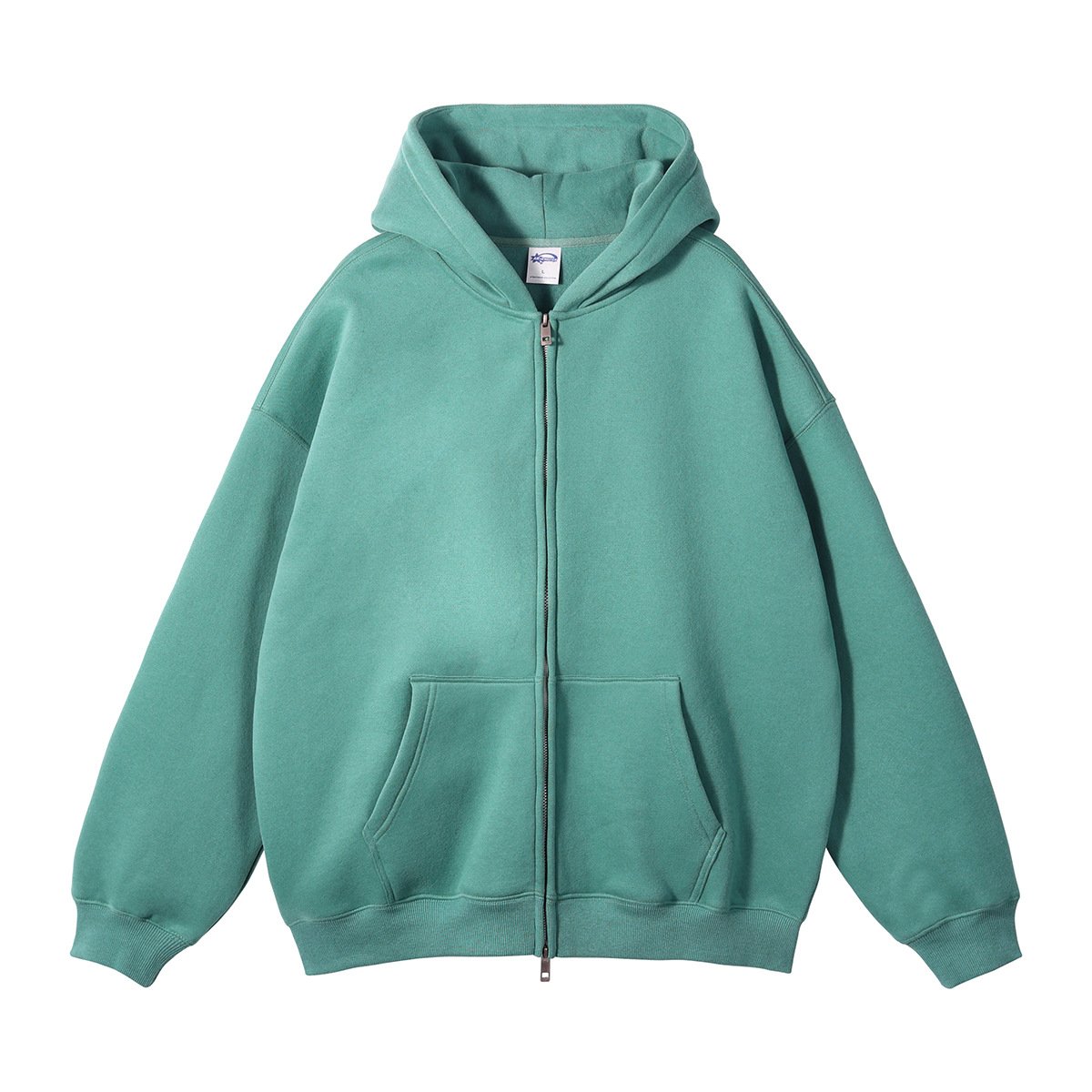 custom blank heavyweight oversized streetwear y2k fleece Men's Hoodies & Sweatshirts plain full zip up hoodie unisex