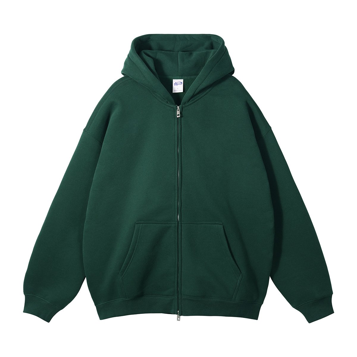 custom blank heavyweight oversized streetwear y2k fleece Men's Hoodies & Sweatshirts plain full zip up hoodie unisex
