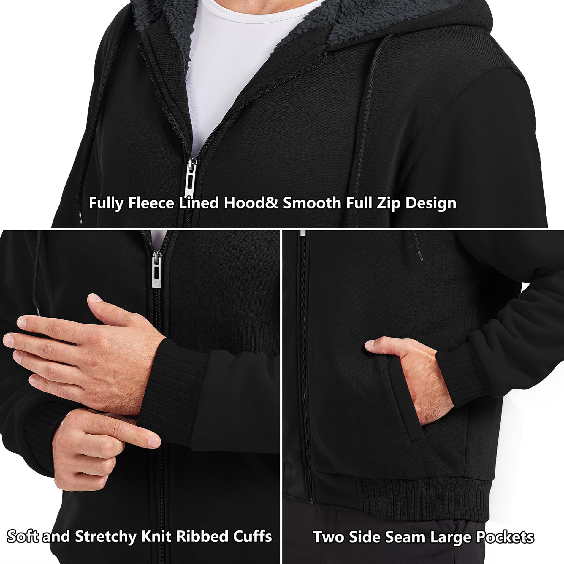 Custom High Quality 600 Gsm Double Oversized Jacket Puff Print Fleece Cotton Mens Cropped Full Zip Up hoodie Manufacturers