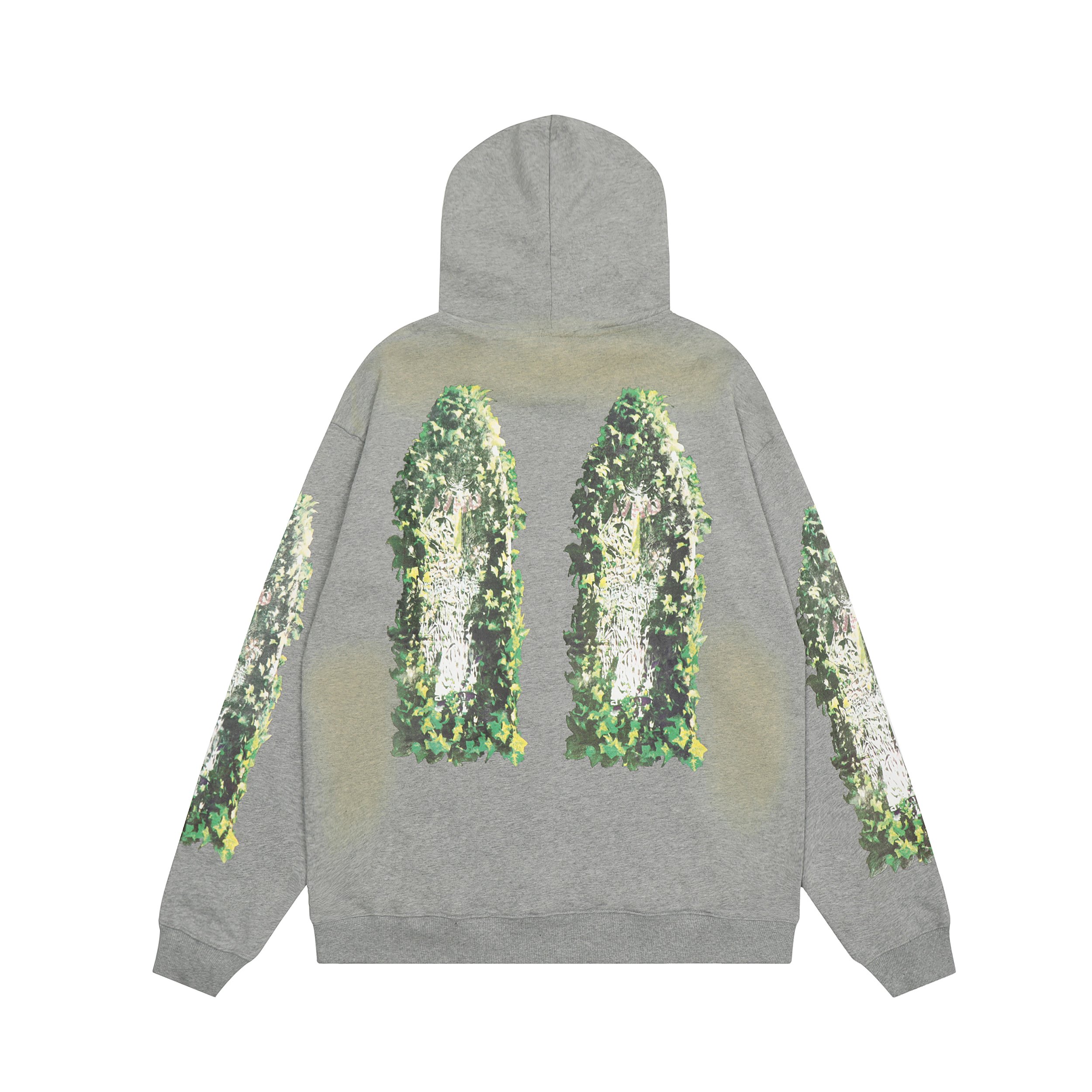 Who Decides War Garden Glass High Quality acid wash unisex hoodies High street Vintage Heavyweight men's hoodie