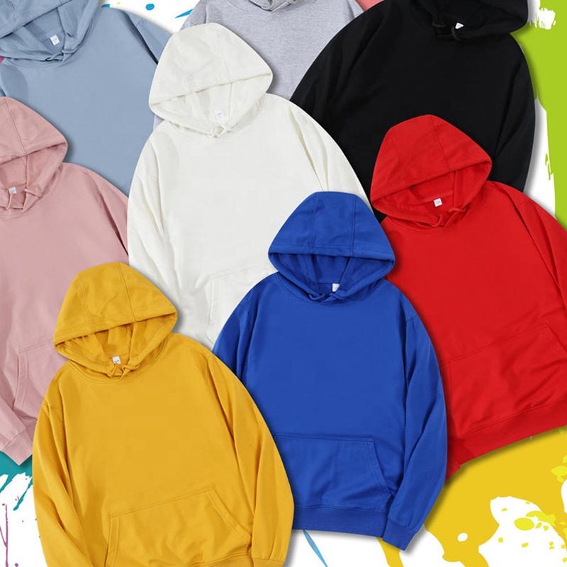 2021 New Arrivals Men Autumn Fashion Blank Hooded Custom Embroidery Logo Men's Blank Hoodies & Sweatshirt