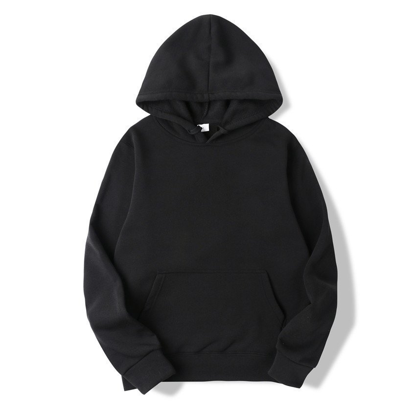 Blank high weight Men's Hoodies New Spring Autumn Casual Hoodies Sweatshirts Men's Top Solid Color Hoodies male clothing for men