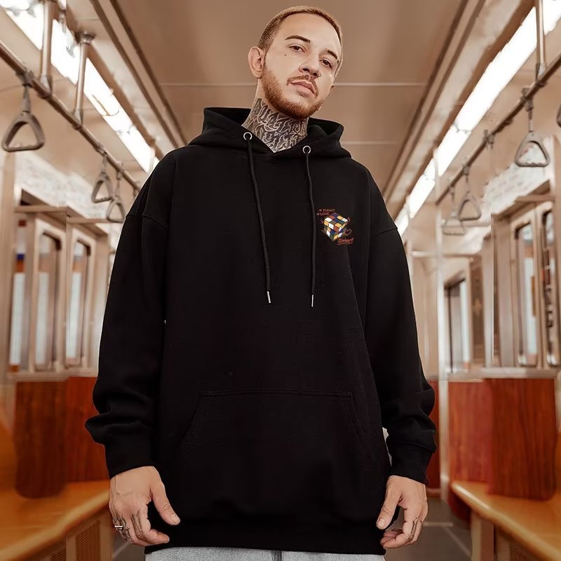 High Quality Printing Wholesale Polyester Men's Hoody Oversized Custom Print Luxury Pullover Custom Hoodies