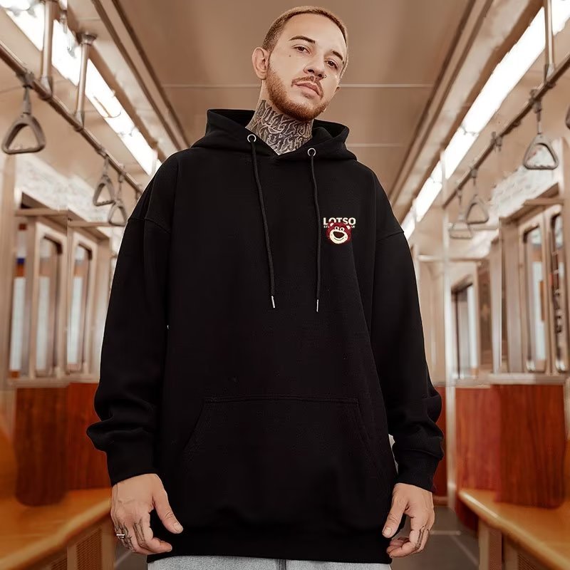 High Quality Printing Wholesale Polyester Men's Hoody Oversized Custom Print Luxury Pullover Custom Hoodies