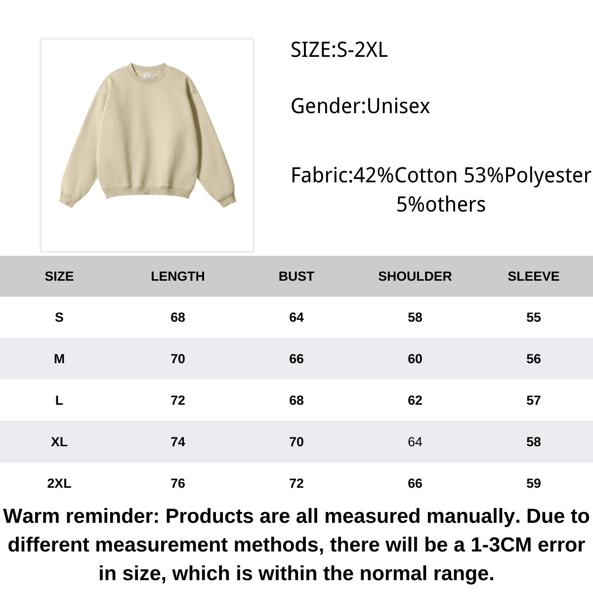 2024 Hot Sale Pullover Plain Blank Jogger Crewneck Cotton Sweatshirt Custom High Quality Hoodie Crew Neck Sweatshirt