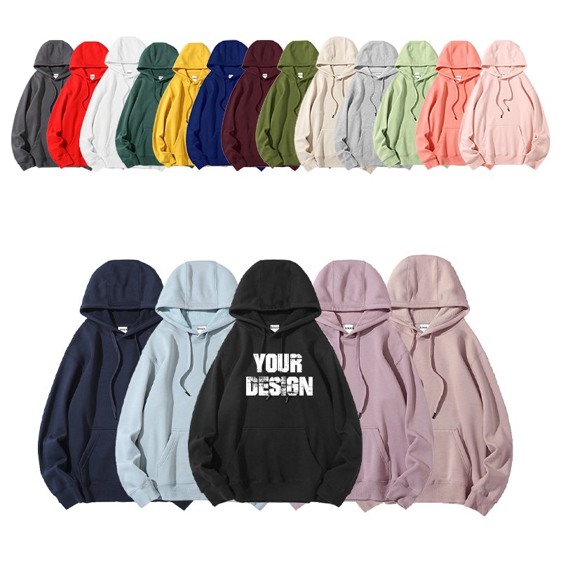 Wholesale Unisex Oversize Custom Logo Women's Blank Cropped Cool Pullover Men's Hoodies&amp Sweatshirt