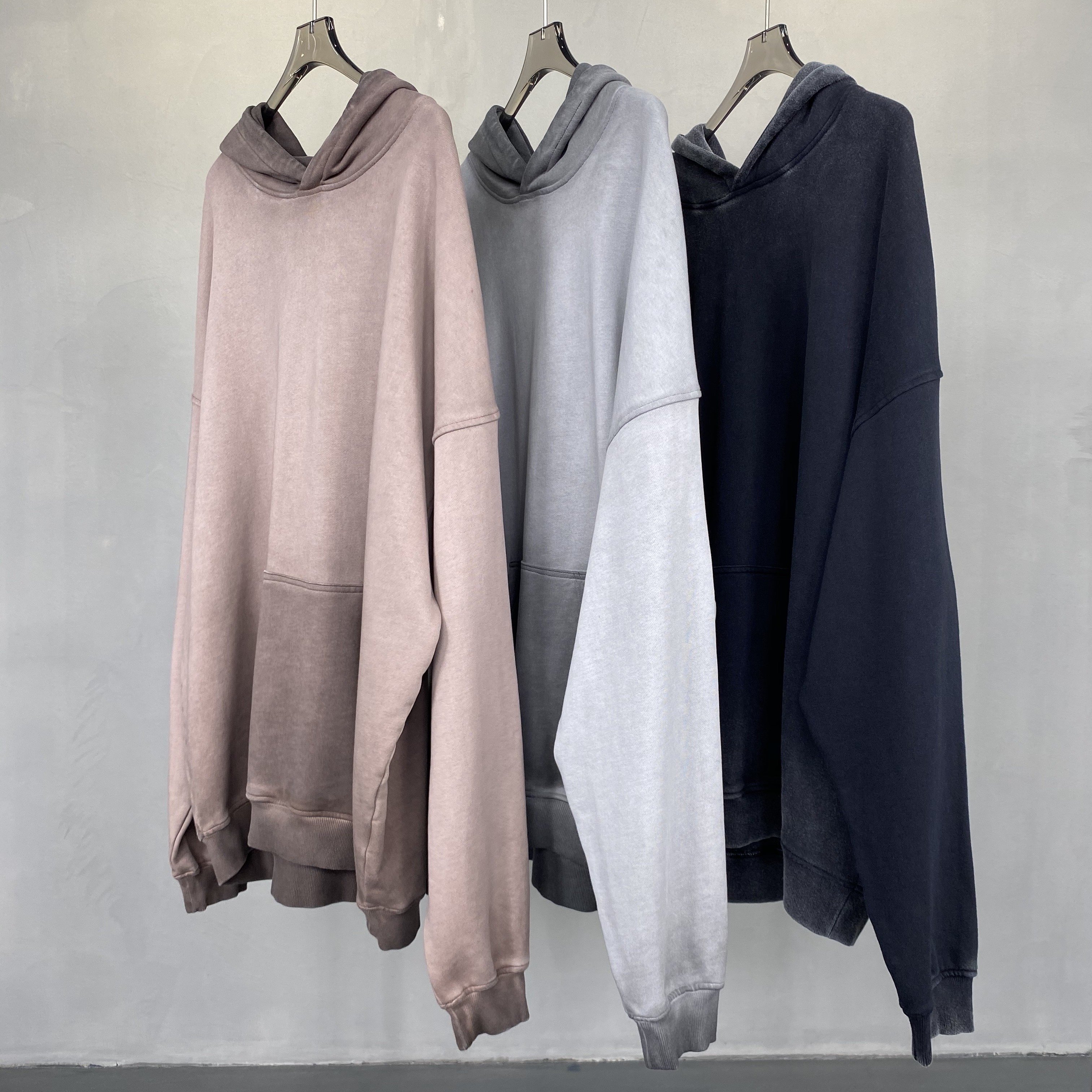High Quality Custom design your own hoodie Cotton french terry hoodie kangaroo pocket men's hoodies H-47