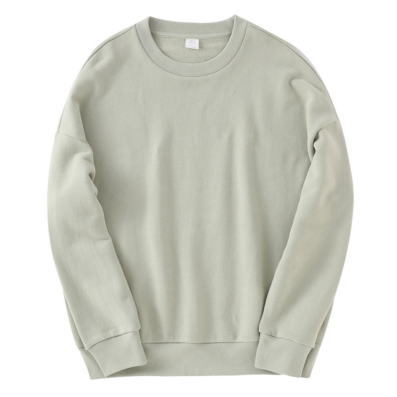 Wholesale custom logo French Terry Cotton Blank Round Neck Men's Hoodies & Sweatshirts