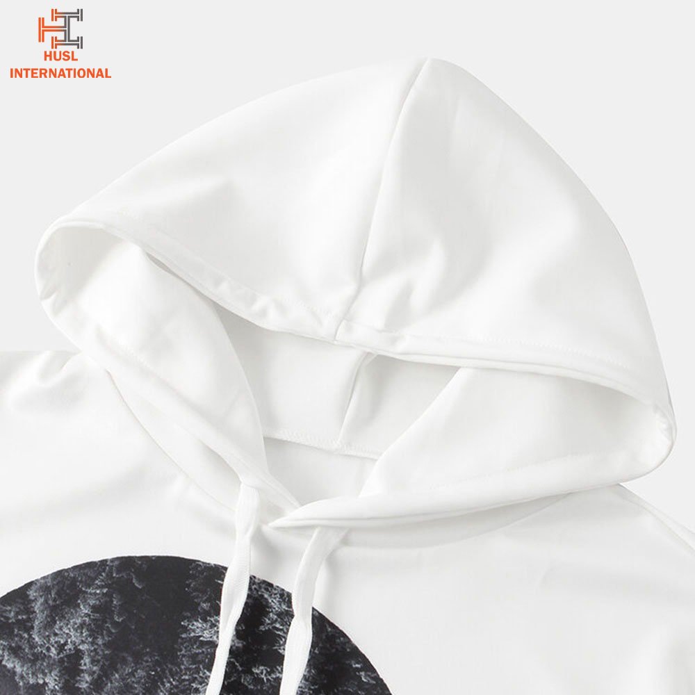 Breathable Printing Men's 100% Cotton Oversized Pullover Plain Fashion Casual Outdoor Hip-hop Sports Hoodie Men's Sweater