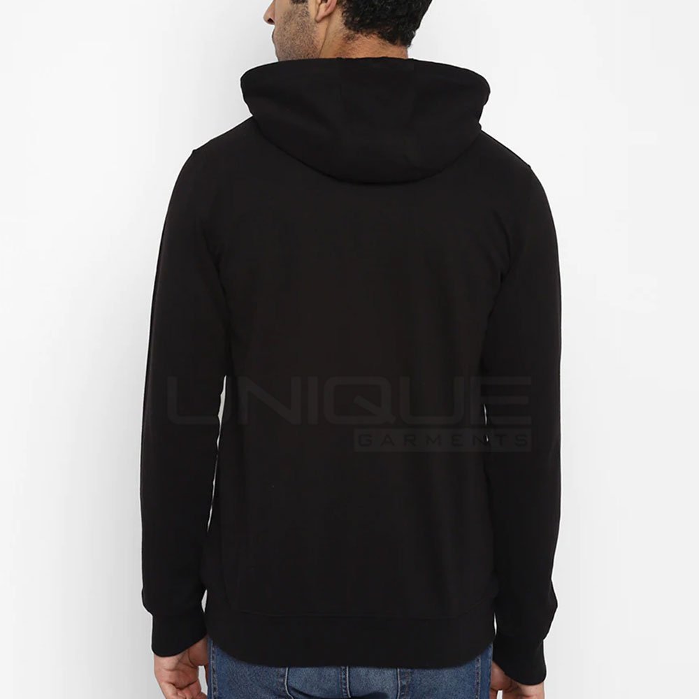 Men's Street Wear Zipper Fleece Hoodies With Custom Design High Quality Men Fleece Hoodies For Adult