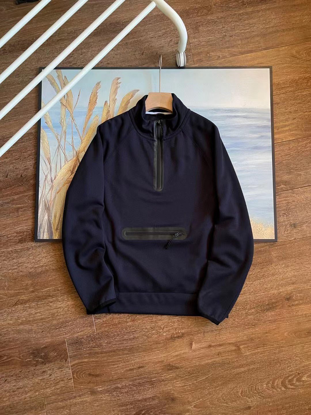 TECH FLEECE 2024 Fashion With Logo Cotton Tech Fleece Men Hoodie with zipper on pocket Winter thick material men Jacket