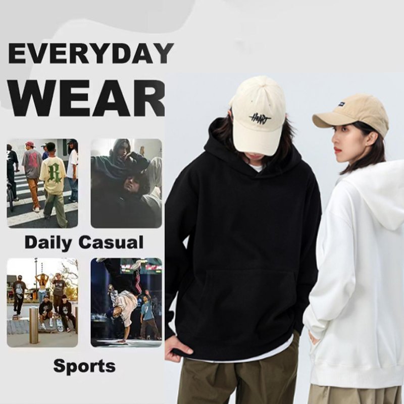 Wholesale Custom Embroidery Puff Printing Hoodie For Men High Quality Blank Men's Hoodies & Sweatshirts