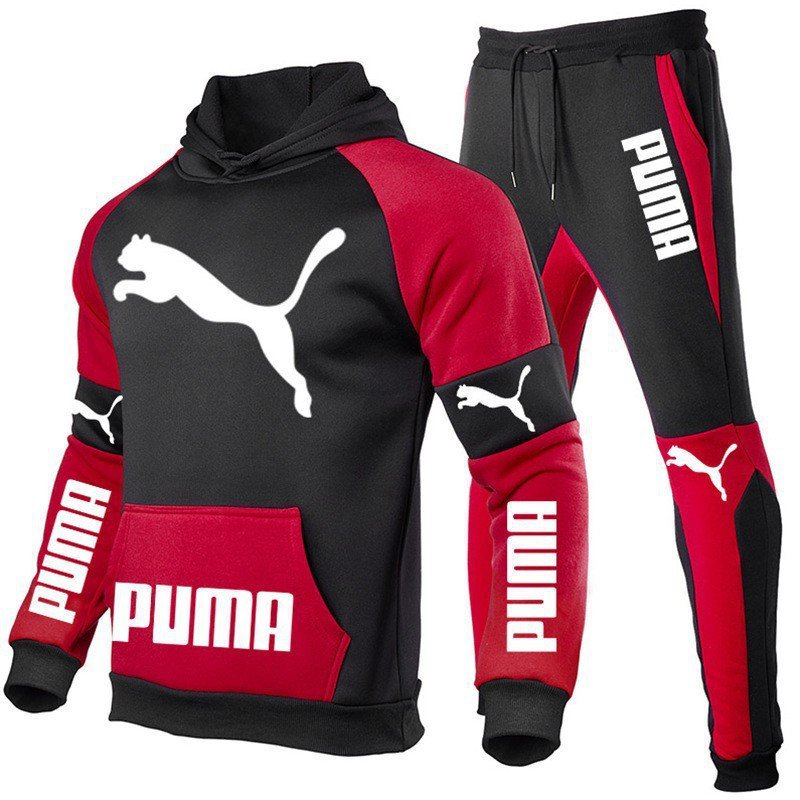 Wholesale quality men's sports hoodie set Pnma men's gym hoodie men's sportswear track and field clothing