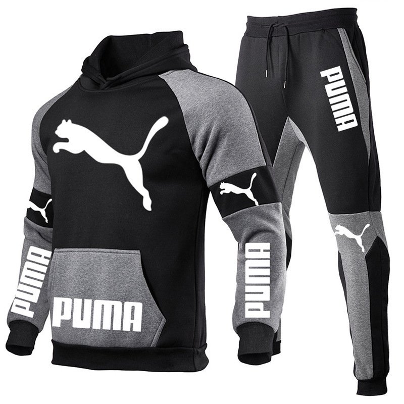 Wholesale quality men's sports hoodie set Pnma men's gym hoodie men's sportswear track and field clothing