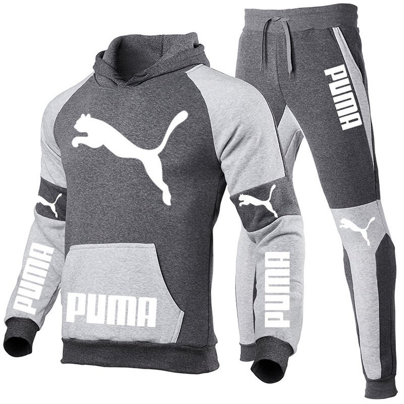 Wholesale quality men's sports hoodie set Pnma men's gym hoodie men's sportswear track and field clothing