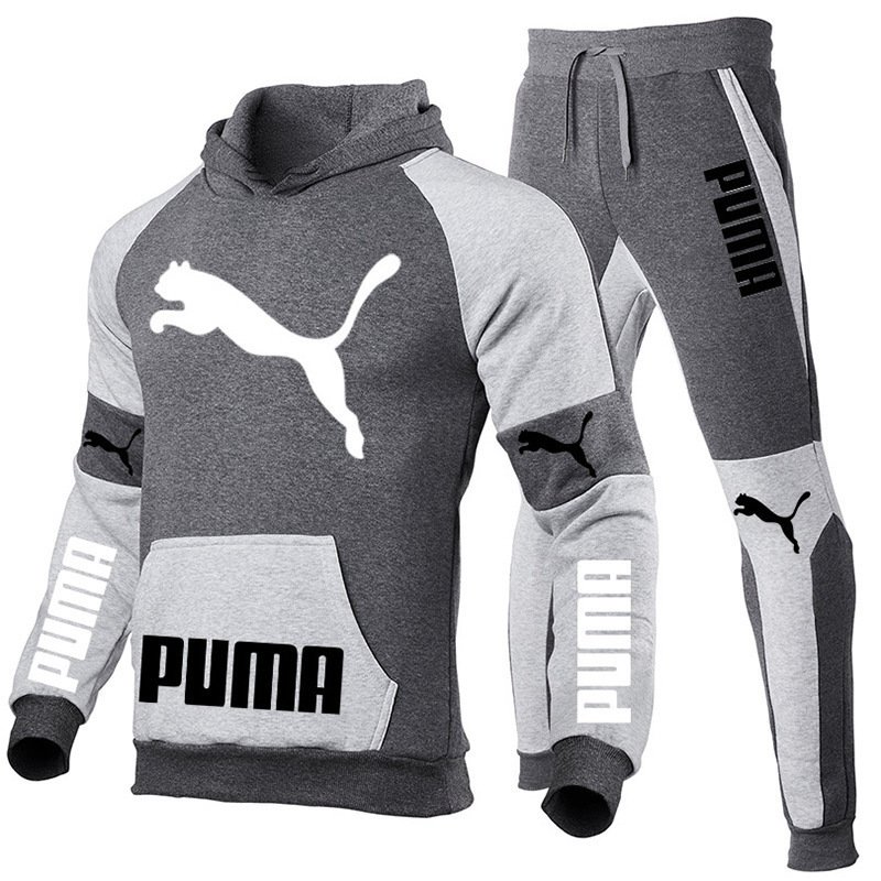 Wholesale quality men's sports hoodie set Pnma men's gym hoodie men's sportswear track and field clothing