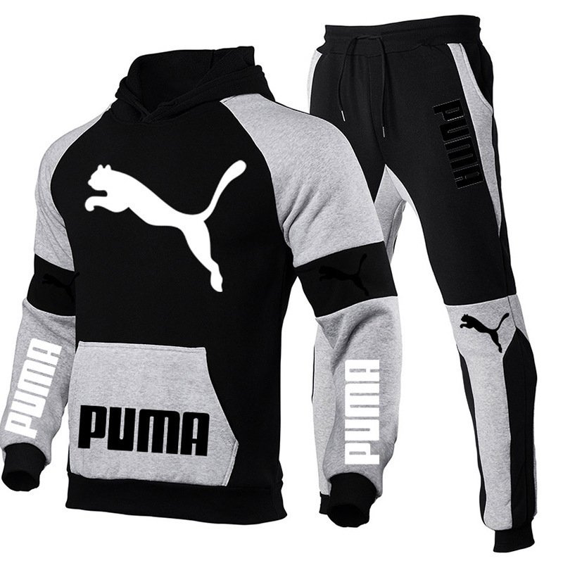 Wholesale quality men's sports hoodie set Pnma men's gym hoodie men's sportswear track and field clothing