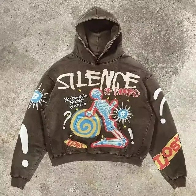 Custom Men's Hoodie with High Quality Embroidery Streetwear Style with Personalized Logo