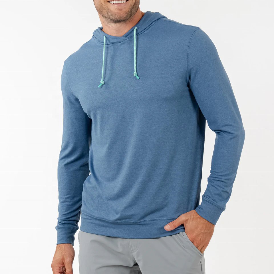 Performance Men's Super Comfortable Polyester Spandex Breathable Athletic Sweatshirt Business Casual Wear Hoodie for Spring