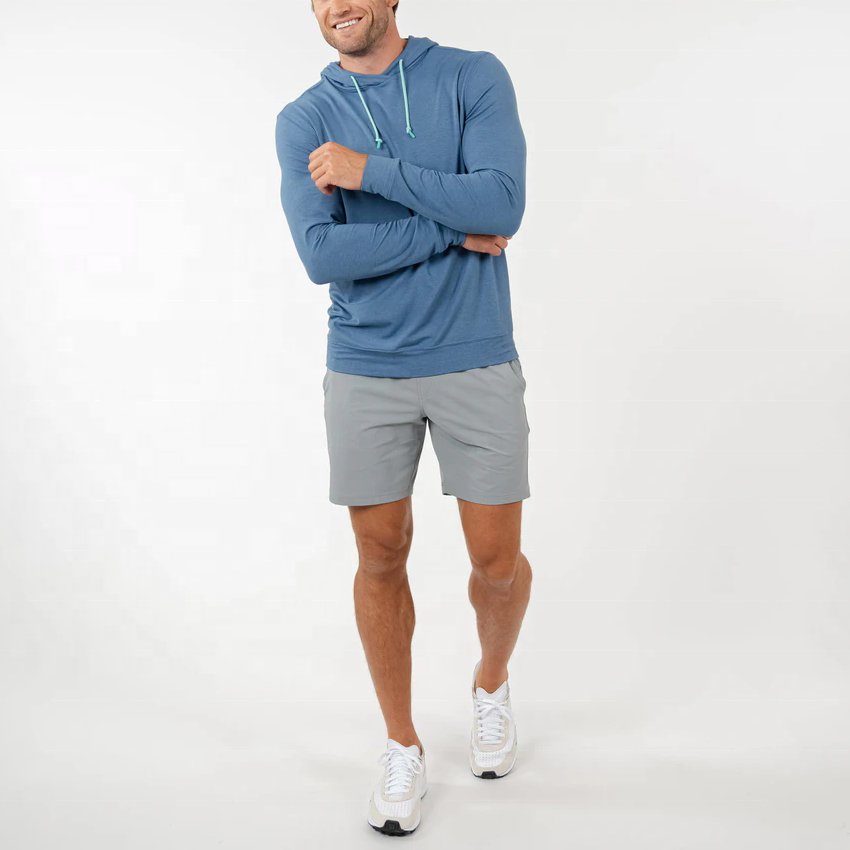 Performance Men's Super Comfortable Polyester Spandex Breathable Athletic Sweatshirt Business Casual Wear Hoodie for Spring