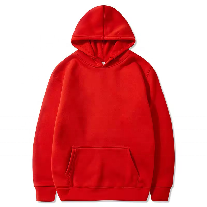 OEM Men's Hoodie Sweatshirts Wholesale Polyester Custom Logo Drop Shoulder Custom White Hoodies For Men