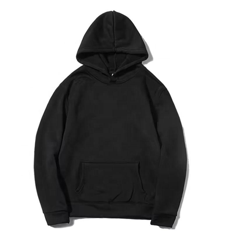 OEM Men's Hoodie Sweatshirts Wholesale Polyester Custom Logo Drop Shoulder Custom White Hoodies For Men