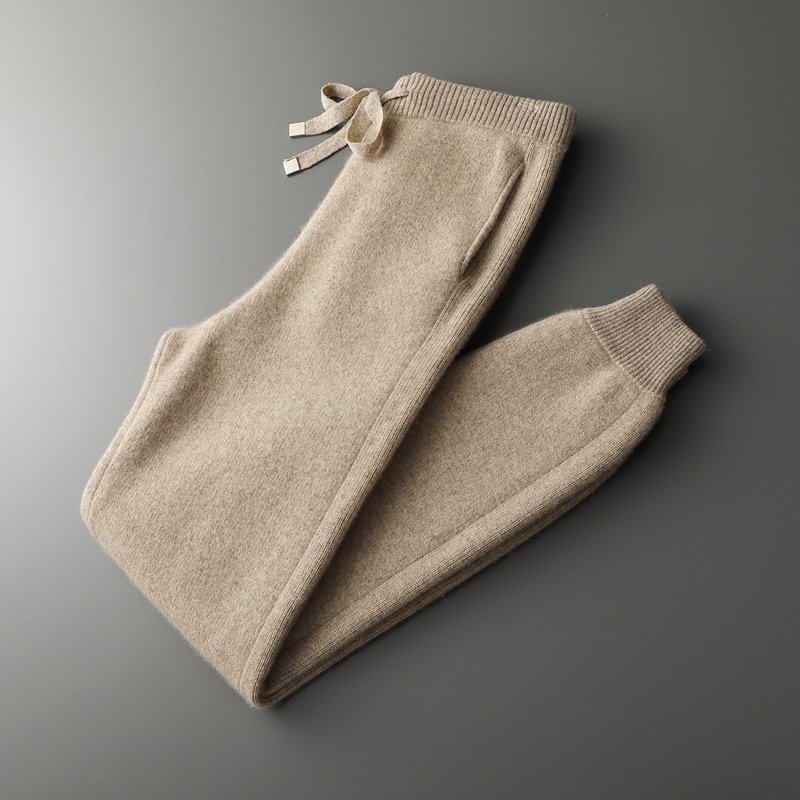Suit For men Cashmere man Suit New Thickened Recreational Sports hoodie Zipper Knit Cardigan Loose Pants