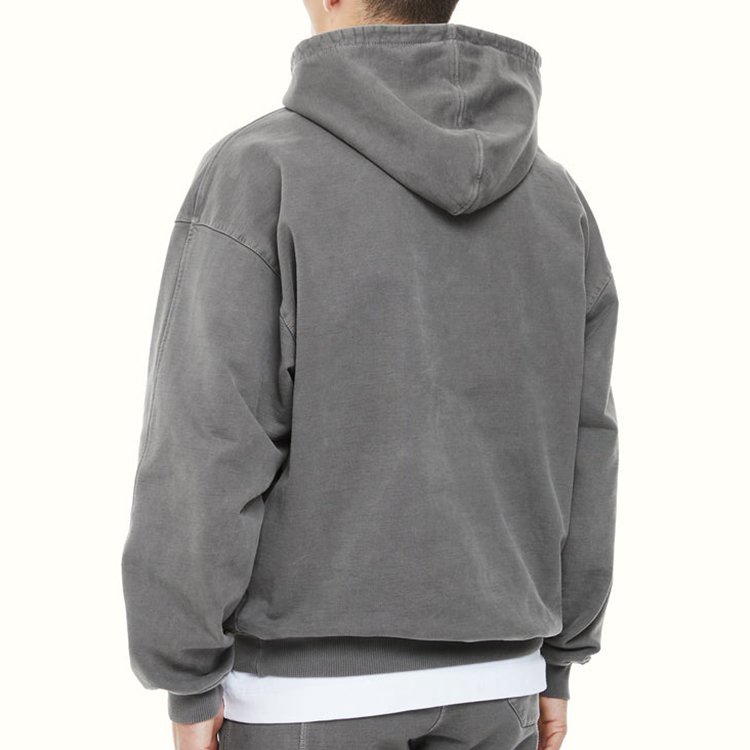 Top Quality Men's Custom Logo blank drop shoulder Hoodies oversize pullover Heavyweight french terry hoodie for men Sweatshirt
