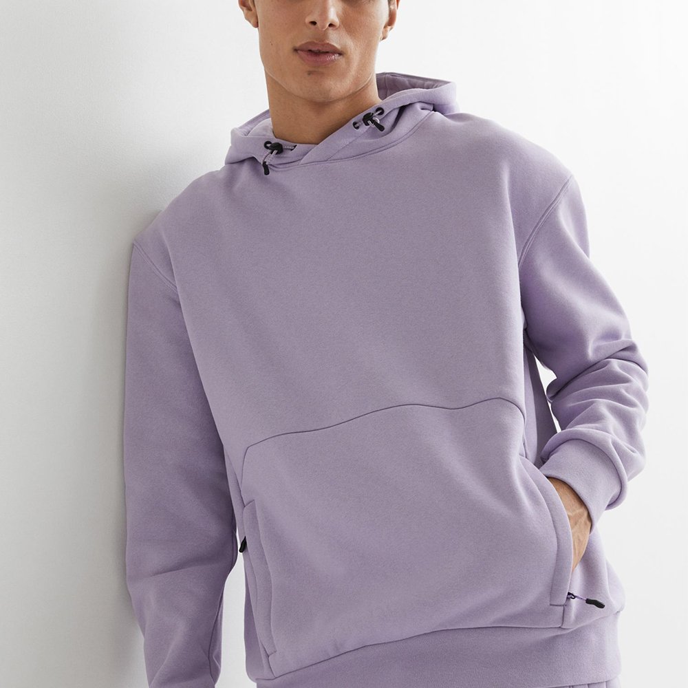 OEM Latest 100% Cotton Fleece Hoodies Customized oversized Pullover Plain Hoodie For Men