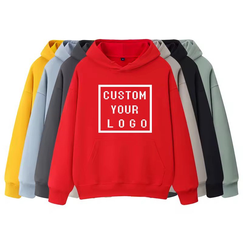 Wholesale French Terry crop boxy Hoodie Manufacturer Autumn Winter Custom Logo print Hoodie Men Women hoodies