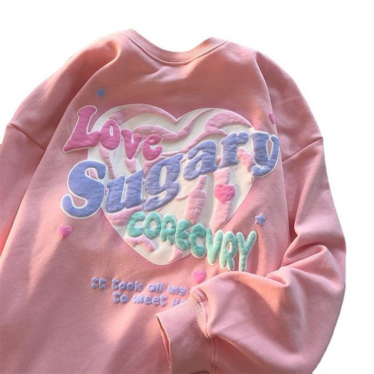 Custom Oversized Foam Puff Printing Hoodie Free Sample Unisex Heavyweight Cotton Men Customisable 3d Puff Print Zip Up Hoodies