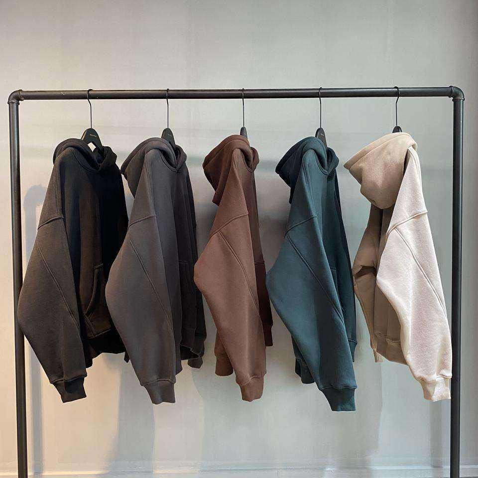 High quality custom logo 400G 100% cotton heavyweight Fleece stock Blank Oversized Plus Size Men'S Hoodies