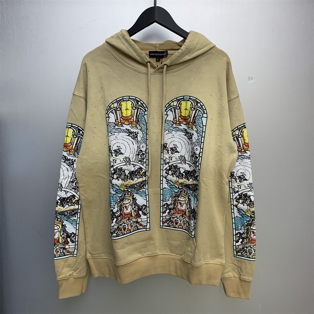 WHO DECIDES Hoodie Chalice Hooded Sweatshirt High quality 1:1 men's and women's hoodies