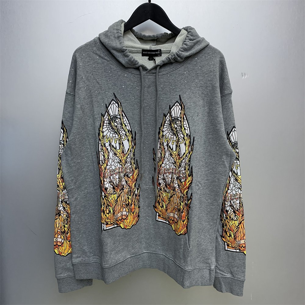 WHO DECIDES Hoodie Chalice Hooded Sweatshirt High quality 1:1 men's and women's hoodies