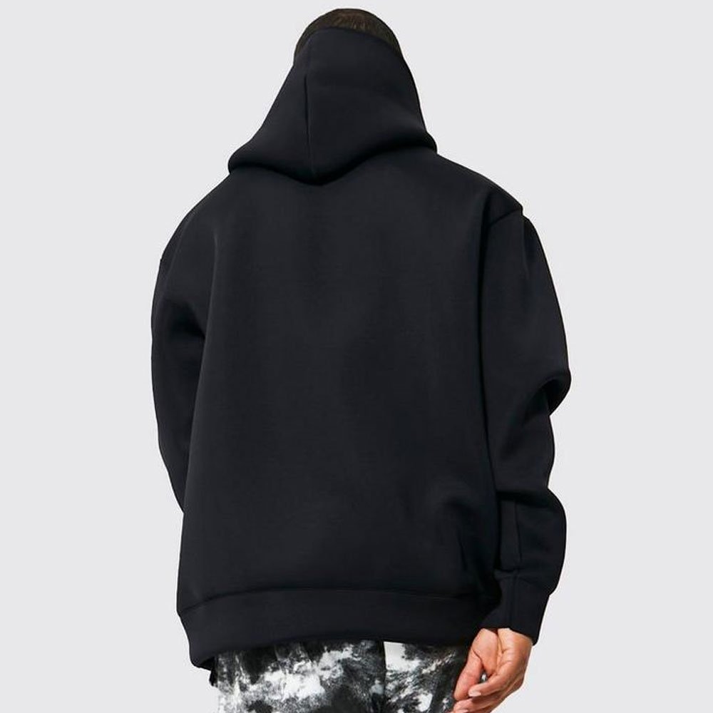Oversized Hoodie For Men Heavy 400gsm Hoodies 100% Cotton Pullover Sweatshirt Custom Logo Streetwear For Boys