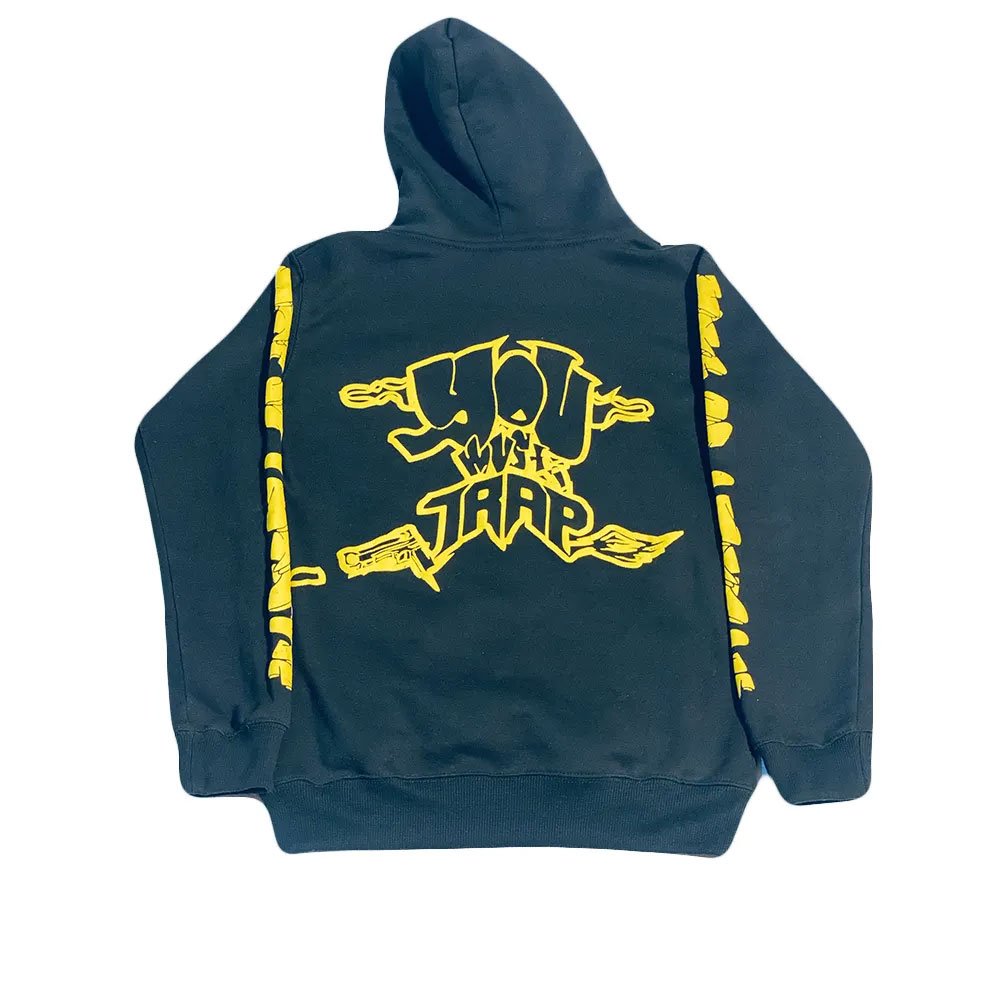 Custom Men's Hoodie Black Sun Fade Wash Screen Print Streetwear Heavy Weight 100% Cotton Hoodie for Men