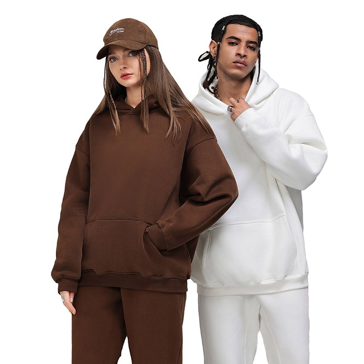 Wholesale Oversized Hooded Sweater Sweatshirts Active Wear Heavy Weight Unisex Custom Logo Printing Jumper Men'S Hoodies