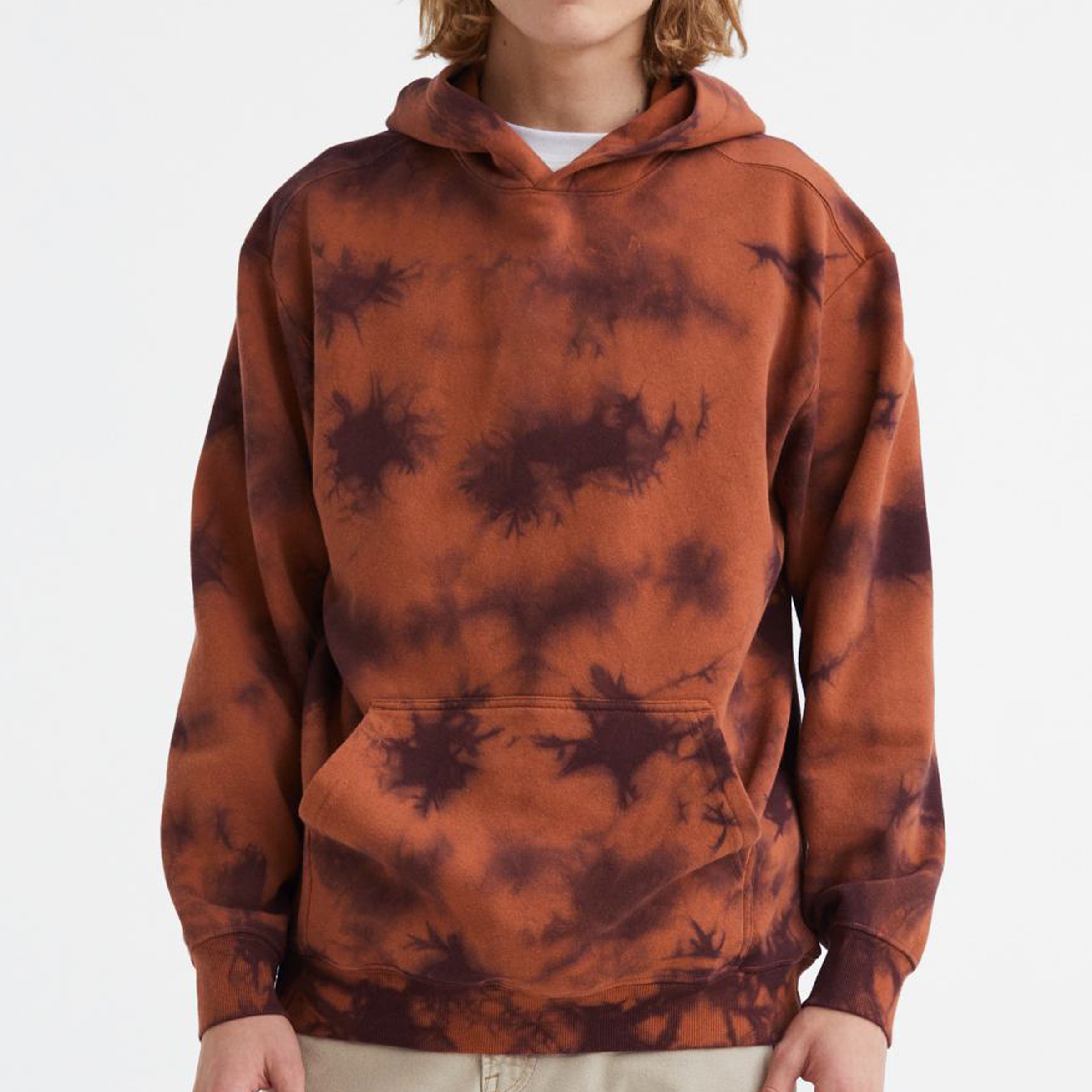 High Quality 350 gsm French Terry Men's Hoodie New Fashion Oversized Pullover Custom Logo Washed Fleece High Cotton Blank 3D